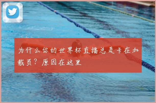 为什么你的世界杯直播总是卡在加载页？原因在这里