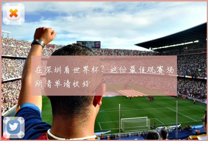 在深圳看世界杯?这份最佳观赛场所清单请收好